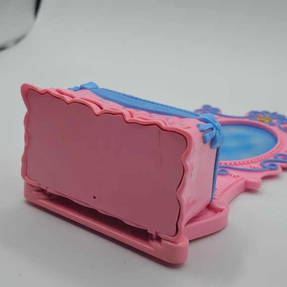 Vintage 2000s Disney Princess Cinderella Magic Mirror Vanity Bench - Picture 8 of 8